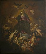 The Assumption of the Virgin Mary by Cornelis Schut. Early 17th century