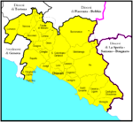 Mappa della diocesi