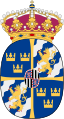 Arms of Queen Louise of Sweden