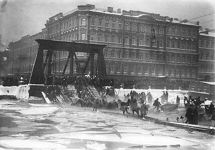 Обрушившийся Египетский мост, 1905 год