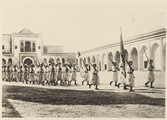 The Inner Mechouar, a vast internal courtyard in what was historically the administrative section of the palace (photo from 1922)