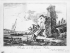 Flood landscape and ruins