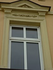 Window pediment motifs