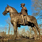 Equestrian statue of George Washington in Morristown, New Jersey