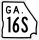 State Route 16S marker