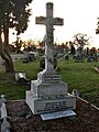 Dan Leno's grave in Tooting Cemetery, Lambeth