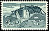 1962 stamp ccmmemorating the centennial of the Homestead Act.