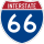 Interstate 66 marker