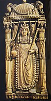 Empress Ariane, Byzantine ivory, 6th century