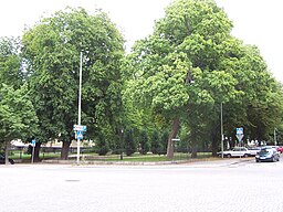 Här låg en gång Hedvig Eleonora kyrka.