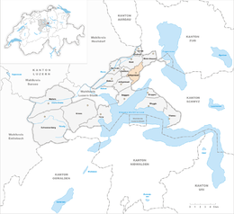 Udligenswil – Mappa