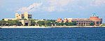 Oceanside view of Kingsborough Community College's campus.