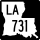 Louisiana Highway 731 marker