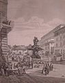 View of the Piazza Barberini, 1848
