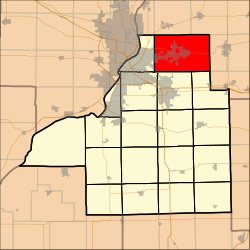 Location in Tazewell County