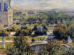 Claude Monet, Les Tuileries (1876), Paris, Museo Marmottan Monet.