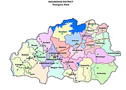 Mandals of Nizamabad District