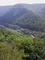 Le vieux pont, 800 m en dessous.