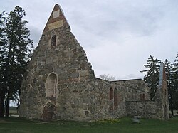 Ruins of the medieval church in Pälkäne