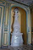 Rococo stove in the bathroom of Madame du Barry, in the Palace of Versailles (Versailles, France)