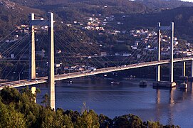 Vue du pont de Rande