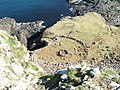 Image 16Aerial view of the ruins of a hermitage on Canna Credit: Peter Van den Bossche