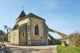 The church in Saint-Marc-sur-Seine