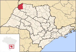 Location of the Microregion of Jales