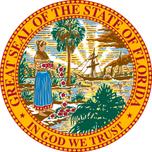 Description de l'image Seal of Florida.svg.