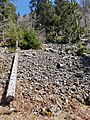 Blockschutthalde, Weg zur Erlenbacher Hütte