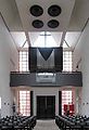 Interior of the new church, looking west.