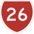 State Highway 26 shield}}