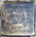 Stolperstein für Johanna Brunn (Schartgasse 1c)