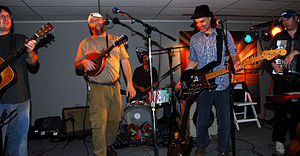 The Gourds performing in Austin, Texas, in 2007