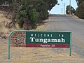 Tungamah entrance sign