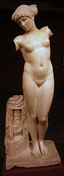 La Vénus Esquilin, une statue romaine ou hellénistique-égyptienne de Vénus (Aphrodite), qui peut être une représentation de Cléopâtre VII, musées du Capitole, Rome.