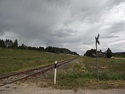 Former Veski railway station