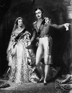 ثوب زفاف الملكة فكتوريا (1840).