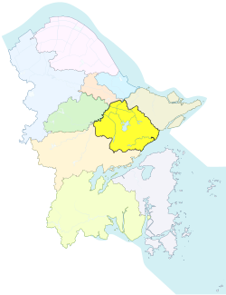 鄞州区的地理位置