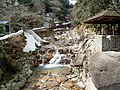 御在所岳山麓にある湯の山温泉街 （三重県三重郡菰野町）