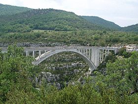 Le pont de l'Artuby ou de Chaulière.