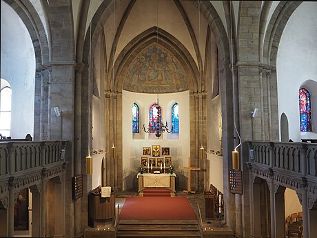 Blick nach Osten mit Altar