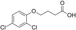 Strukturformel von 4-(2,4-Dichlorphenoxy)buttersäure