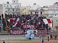AEL fans in Kalamata during a game in February 2005