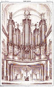 Les orgues de l'abbaye d'Anchin transférés à la collégiale Saint-Pierre de Douai.