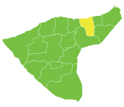 Al-Qahtaniyah Subdistrict in Syria