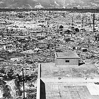 Hiroshima in October 1945, two months after the bombing