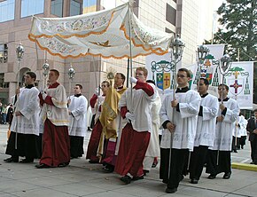 Tijelovska procesija s Presvetim oltarskim sakramentom