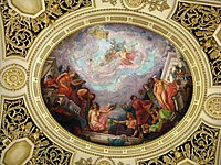 Throne room pavilion ceiling