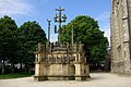 Calvaire (17. Jahrhundert) in Plougastel-Daoulas, Bretagne.